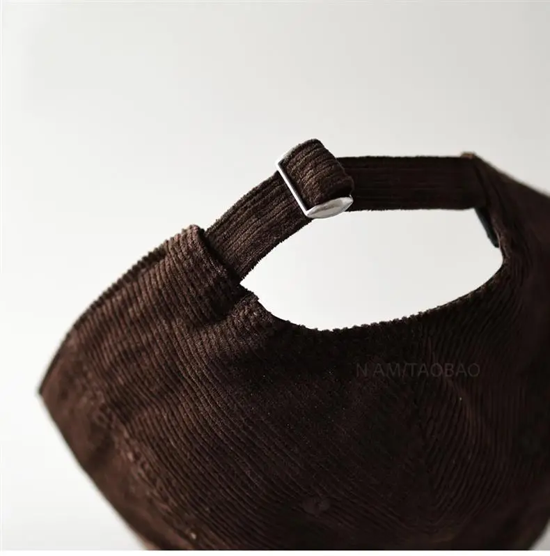 Brown Corduroy Tie-Dye Baseball Cap for Men Women — feature 16