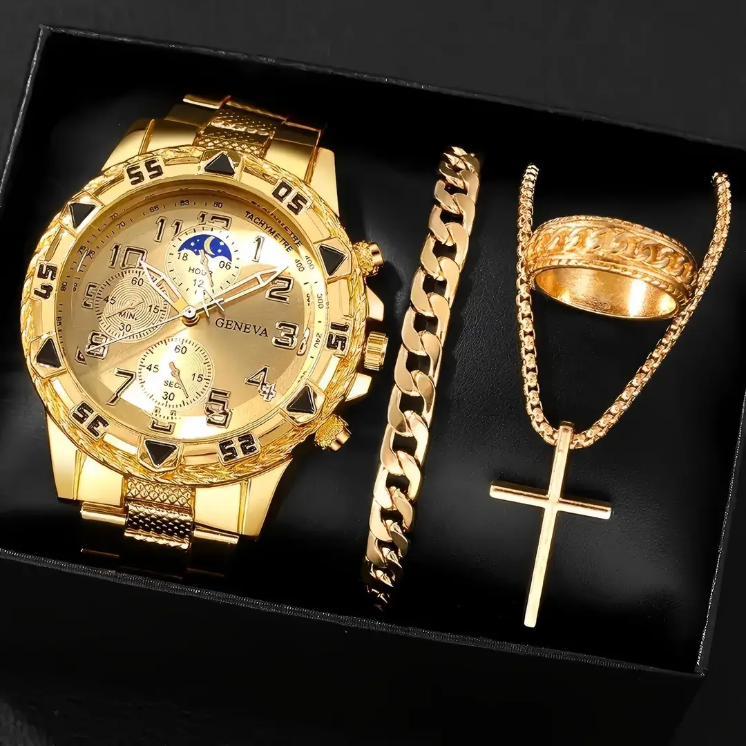 Swiss Genuine Business Men's Watches, Trendy Sports Style, Luminous Hands, Steel Band, Non-Mechanical Quartz Watch Wholesale — feature 14