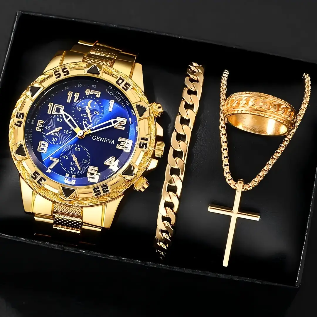 Swiss Genuine Business Men's Watches, Trendy Sports Style, Luminous Hands, Steel Band, Non-Mechanical Quartz Watch Wholesale — feature 15