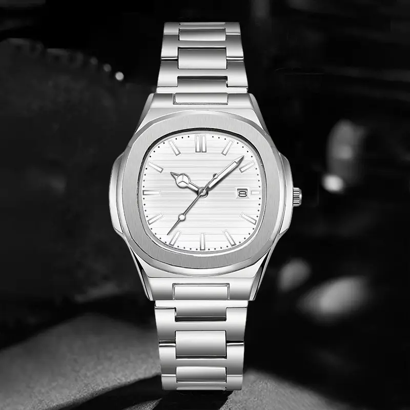 Swiss Genuine Business Men's Watches, Trendy Sports Style, Luminous Hands, Steel Band, Non-Mechanical Quartz Watch Wholesale — feature 17