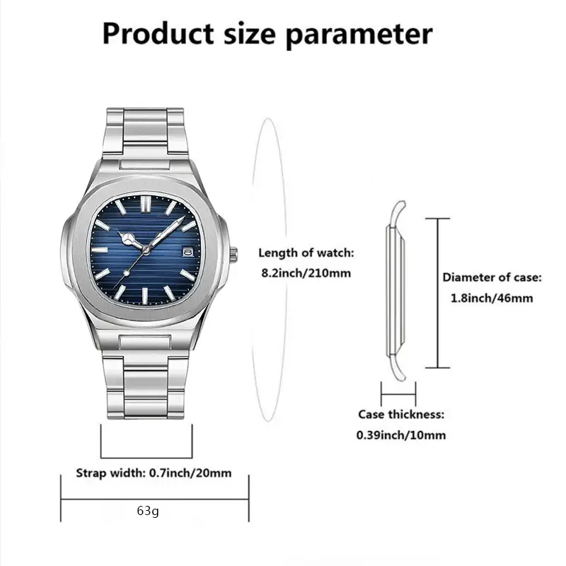 Swiss Genuine Business Men's Watches, Trendy Sports Style, Luminous Hands, Steel Band, Non-Mechanical Quartz Watch Wholesale — feature 22
