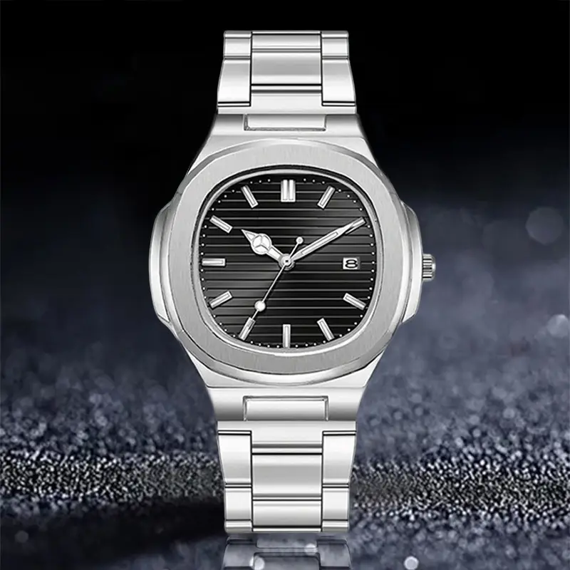Swiss Genuine Business Men's Watches, Trendy Sports Style, Luminous Hands, Steel Band, Non-Mechanical Quartz Watch Wholesale — feature 24