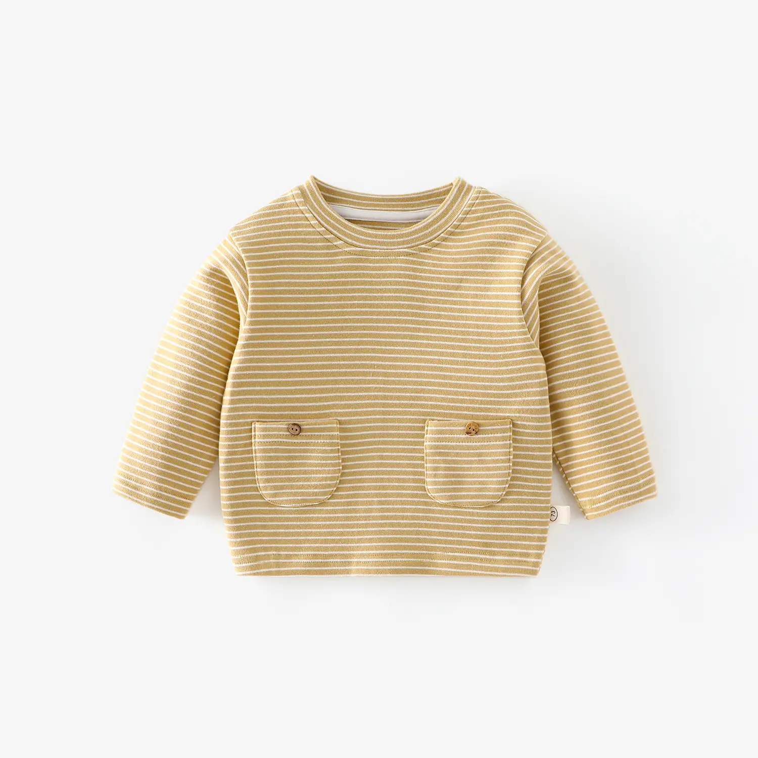 Baby Striped T-Shirt with Pockets for Boys Autumn Wear