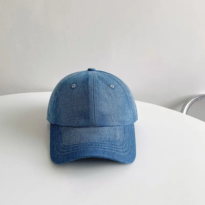 Washed Denim Baseball Cap for Men Women Duckbill Spring Autumn - Image 2