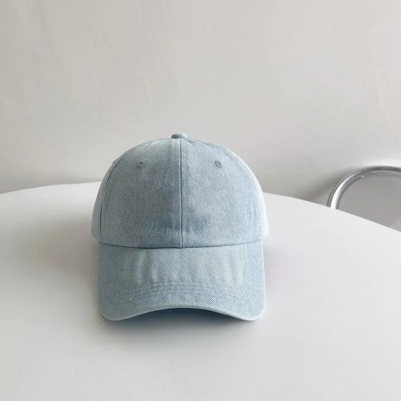 Washed Denim Baseball Cap for Men Women Duckbill Spring Autumn - Image 3