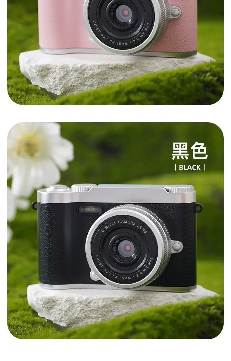 Ccd Digital Camera for Self-Portraits, Entry-Level High-Definition Travel Camera for Students, Retro Portable Compact Card Camera — feature 15