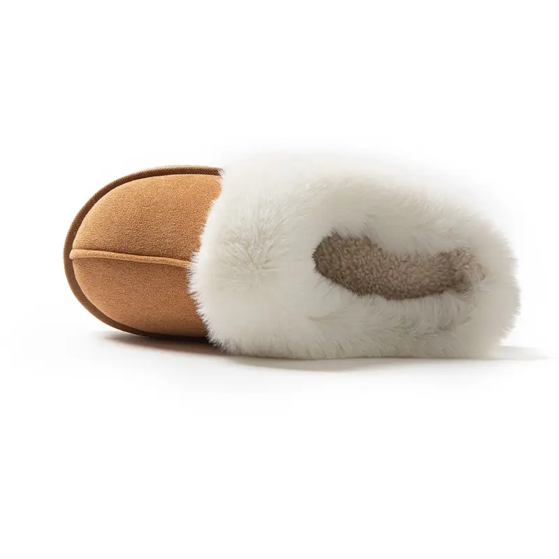 2025 New Cotton Slippers for Home Warmth, Women's Autumn and Winter Plush Cotton Shoes, Indoor Home Couple Cotton Slippers Wholesale — feature 13