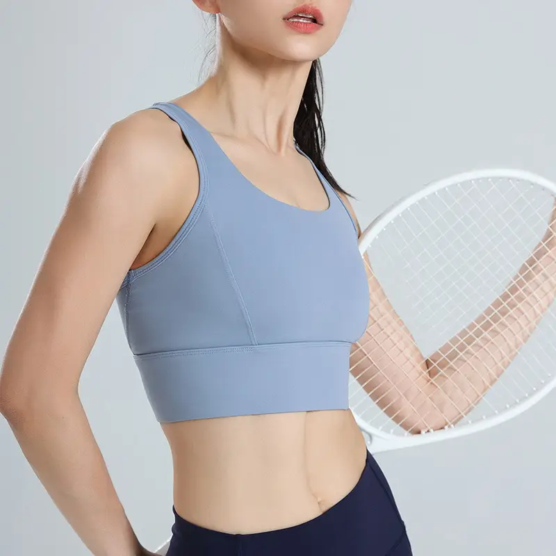 Women's Sports Bra, Large Size, Shockproof for Running, Minimizes Large Bust, Breathable Mesh, Beautiful Back, Pilates Yoga Fitness Bra