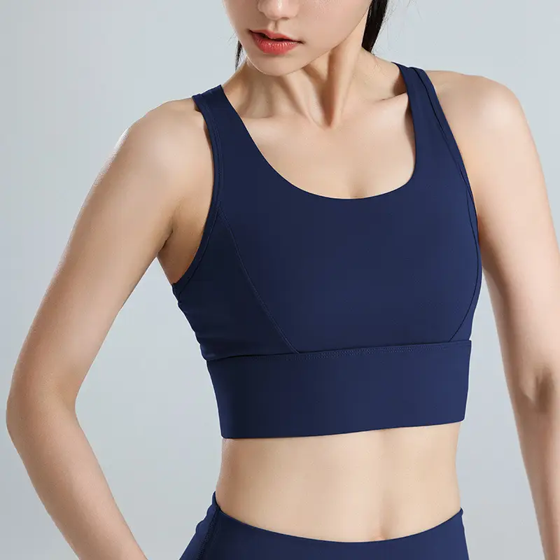 Women's Sports Bra, Large Size, Shockproof for Running, Minimizes Large Bust, Breathable Mesh, Beautiful Back, Pilates Yoga Fitness Bra