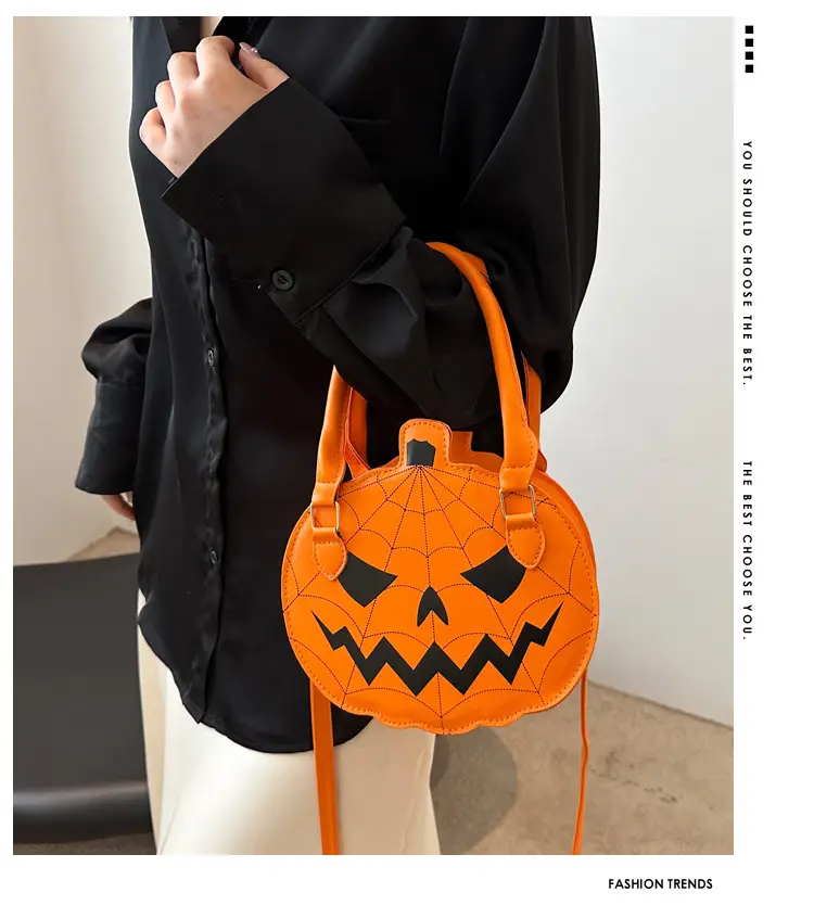 Halloween Pumpkin Handbag Orange 2025 Women — feature 1