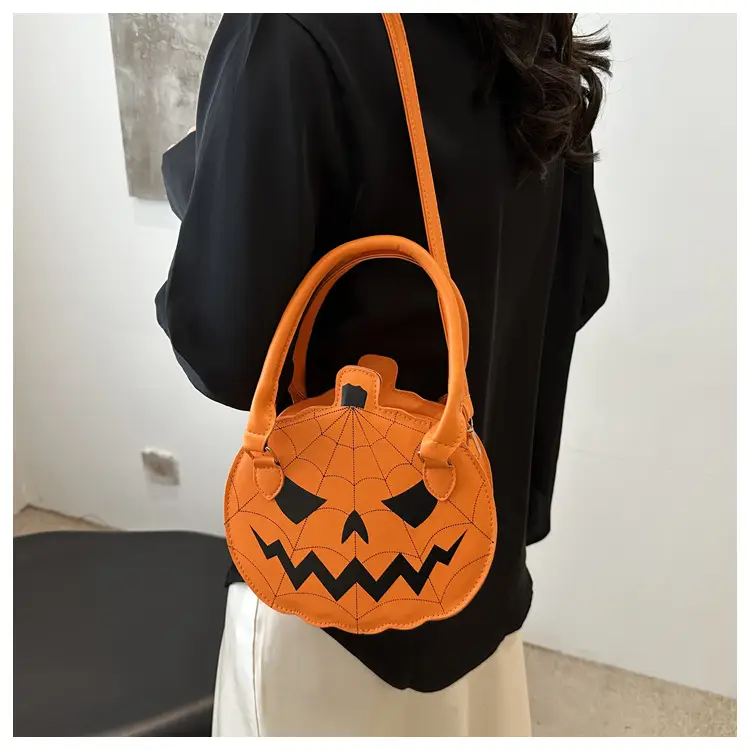 Halloween Pumpkin Handbag Orange 2025 Women — feature 10