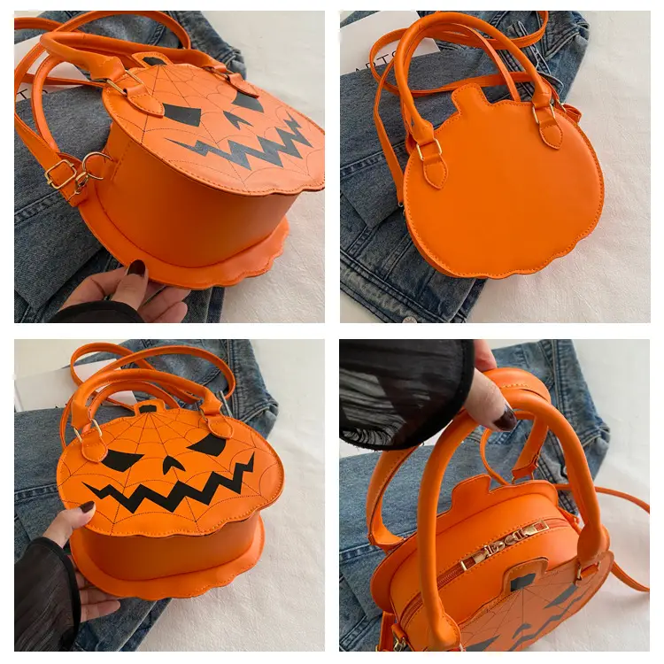 Halloween Pumpkin Handbag Orange 2025 Women — feature 8