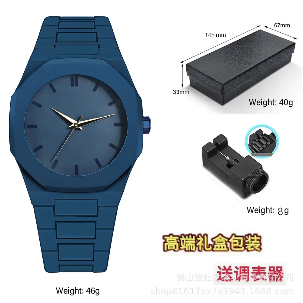 Italian Designer Brand Black Warrior Dopamine Men's and Women's Watches, Simple and Stylish Student Watches, High-Value Waterproof Quartz Watches