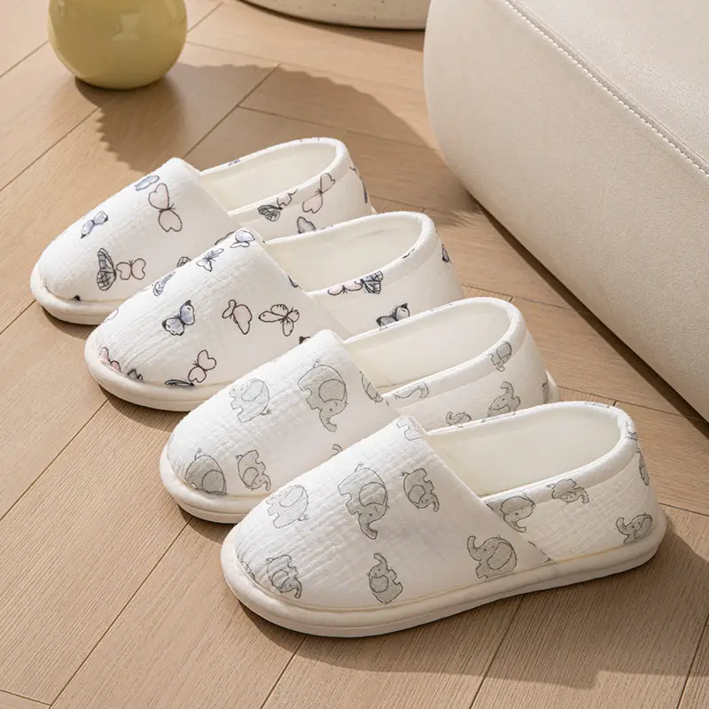 Postpartum Shoes, Thin Style for All Seasons, Closed Heel, Soft Sole, Non-Slip, Maternity and Postpartum Cotton Slippers for Women, Indoor Home Slippers for Spring and Autumn
