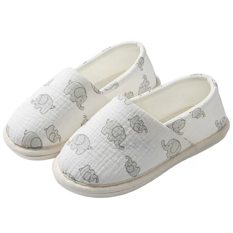 Postpartum Shoes, Thin Style for All Seasons, Closed Heel, Soft Sole, Non-Slip, Maternity and Postpartum Cotton Slippers for Women, Indoor Home Slippers for Spring and Autumn