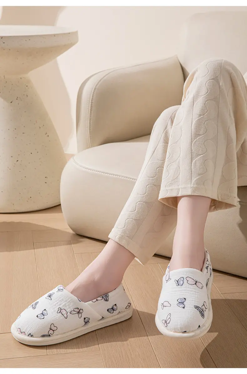 Postpartum Shoes, Thin Style for All Seasons, Closed Heel, Soft Sole, Non-Slip, Maternity and Postpartum Cotton Slippers for Women, Indoor Home Slippers for Spring and Autumn — feature 11