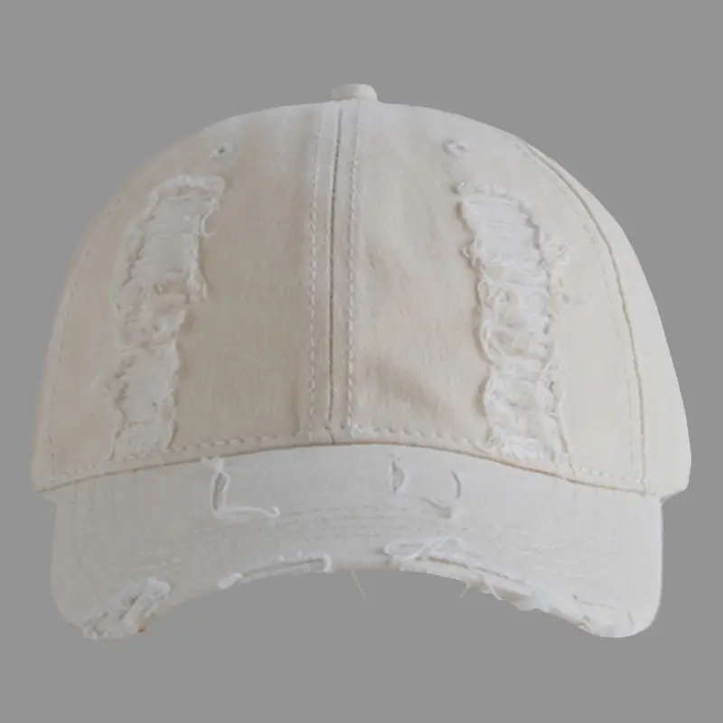 Vintage Distressed Baseball Cap for Men Women Korean Style - Image 4