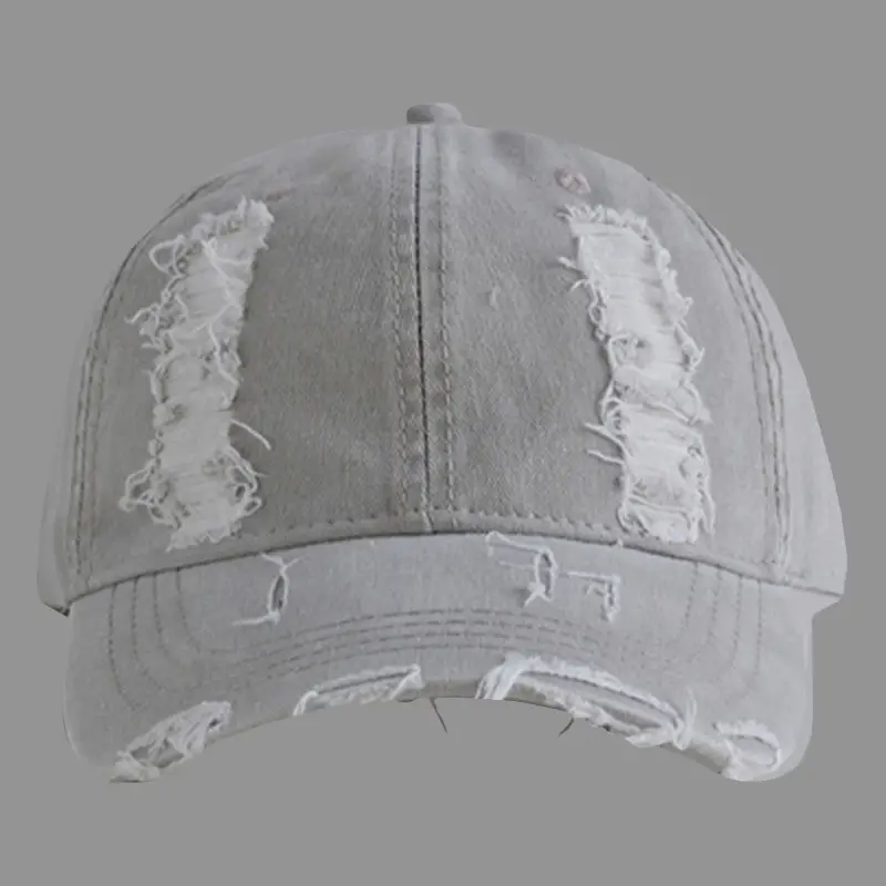 Vintage Distressed Baseball Cap for Men Women Korean Style - Image 6