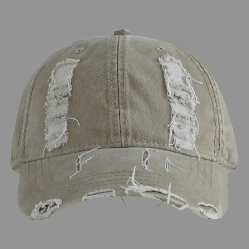 Vintage Distressed Baseball Cap for Men Women Korean Style - Image 7
