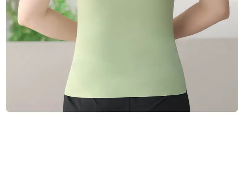 Seamless Bra-Free Ice Silk Vest for Middle-Aged and Elderly Mothers, Large Size Thin Vest with Built-In Chest Pads — feature 26