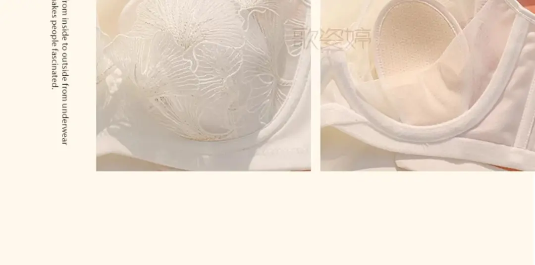 Soft Steel Ring Summer Bra for Large Busts, Minimizing Appearance, Women's Bra with Side Support, Anti-Sagging, Breathable, Rabbit Ear Cup, Ultra-Thin Style — feature 15
