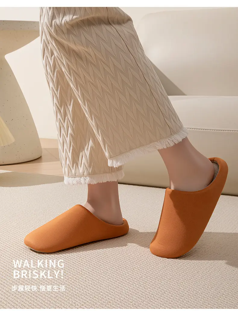 Silent Slippers for Women, Winter 2025 New Model, Indoor Home Non-Slip Wooden Floor Slippers, Couple's Cotton Slippers for Men — feature 11