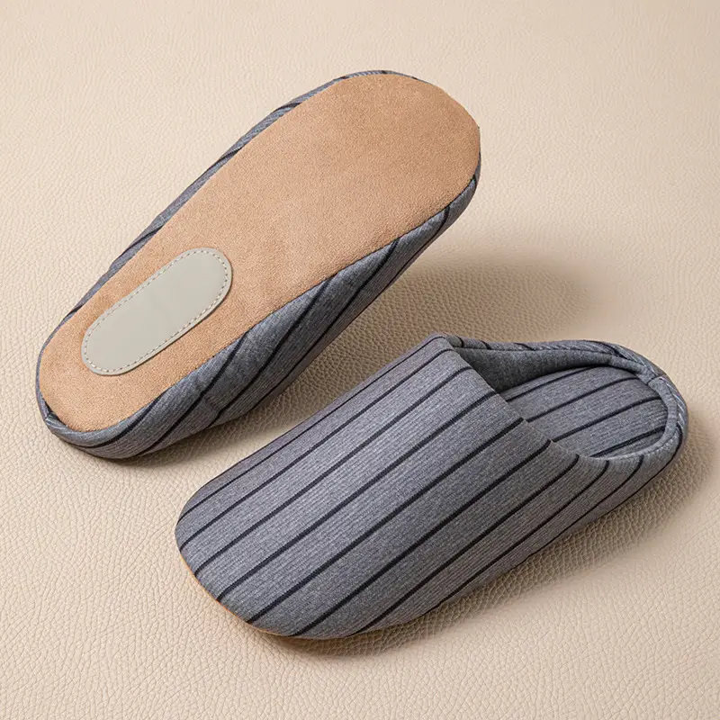 Silent Slippers for Women, Winter 2025 New Model, Indoor Home Non-Slip Wooden Floor Slippers, Couple's Cotton Slippers for Men - Image 4