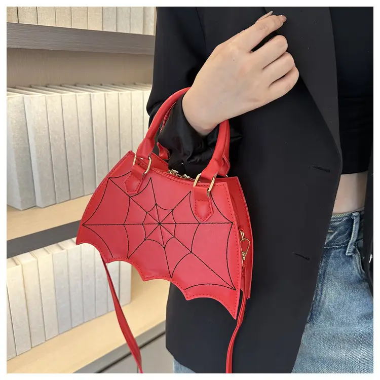 Women's Embroidered Leather Shoulder Bag Tan 2025 — feature 24