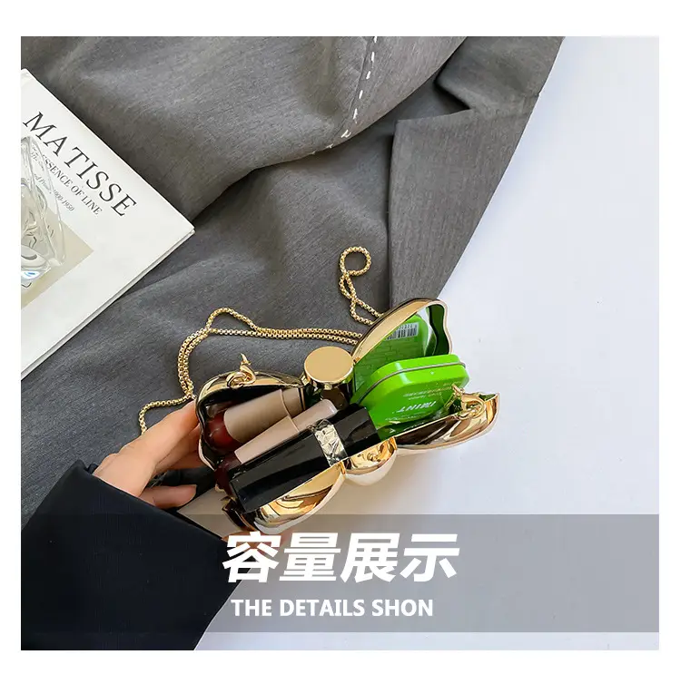 2025 Red Bow Metal Shoulder Bag for Women — feature 6