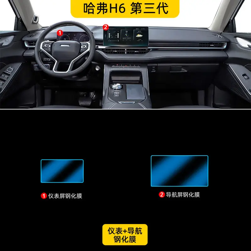 Haval H6 Special Interior Film, Third-Generation Central Control Screen Film, Third-Generation Modification and Decoration Automotive Supplies, Haval 21