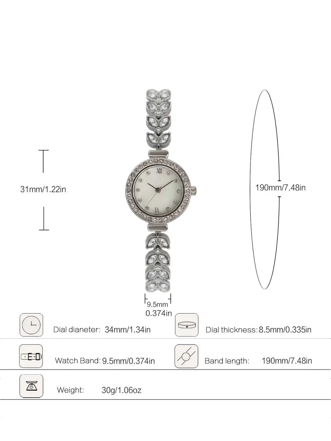 Live-Streamed Hot-Selling Mermaid Watch, Light Luxury, Fashionable, Stylish, and Unique for Women, Niche Girls' New Model Ladies' Watch — feature 2