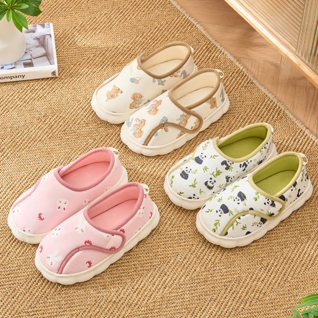 Maternity Postpartum Shoes Thick-Soled Autumn and Winter Comfortable Cotton Slippers Women's Postpartum Slippers with Heel Non-Slip Outer Wear Soft Sole Warm - Image 7