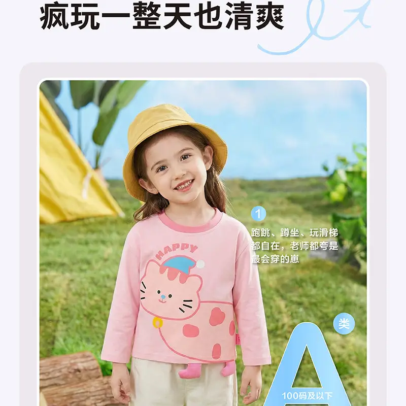 Boys Long Sleeve T-Shirt Cartoon Print Kids Spring Outfit — feature 3