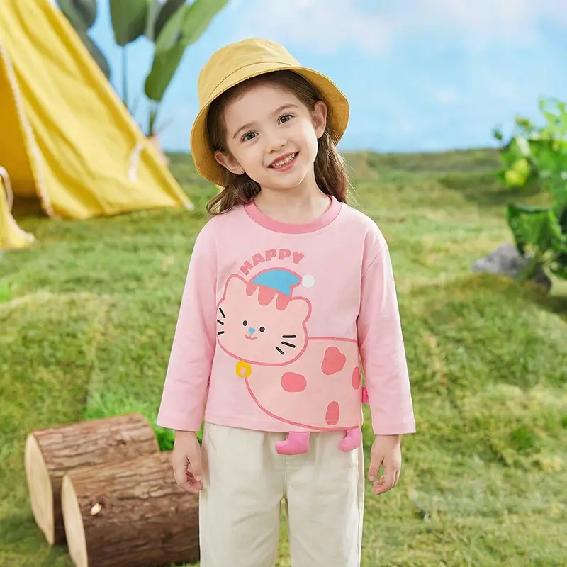 Boys Long Sleeve T-Shirt Cartoon Print Kids Spring Outfit - Image 2