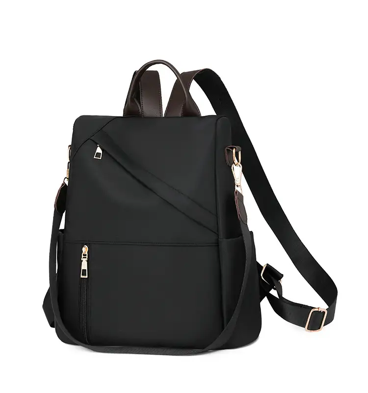 Brown Retro Women's Large Capacity Student Backpack — feature 19