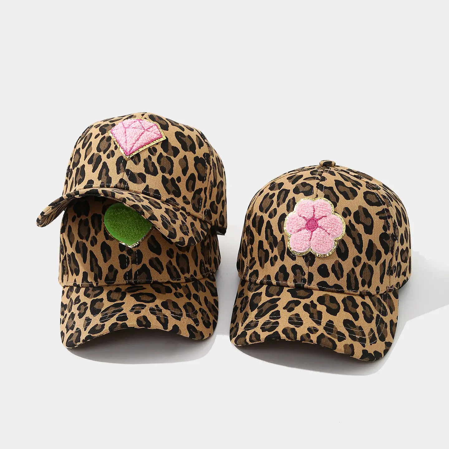 Vintage Leopard Print Baseball Caps for Women - Image 13