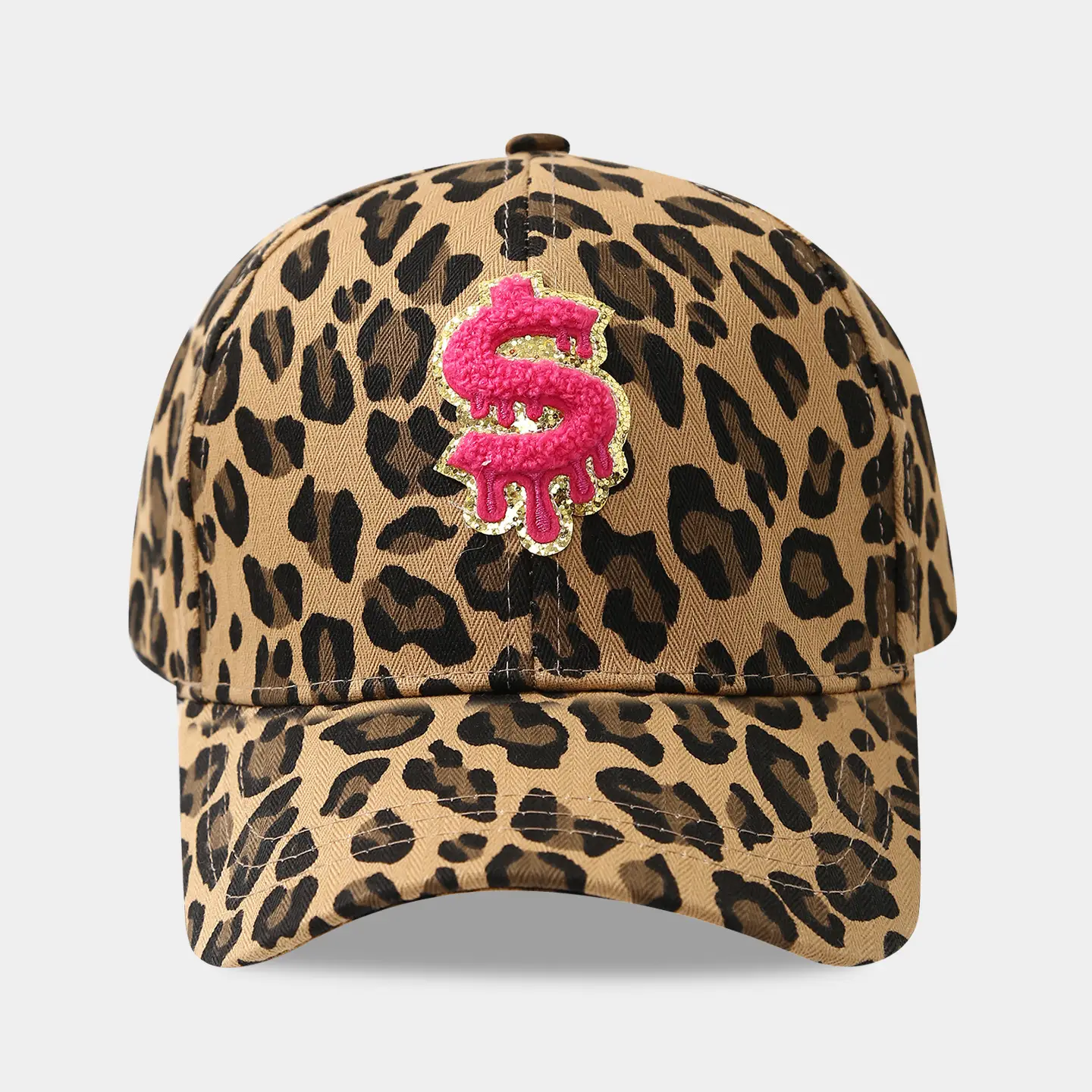 Vintage Leopard Print Baseball Caps for Women - Image 7
