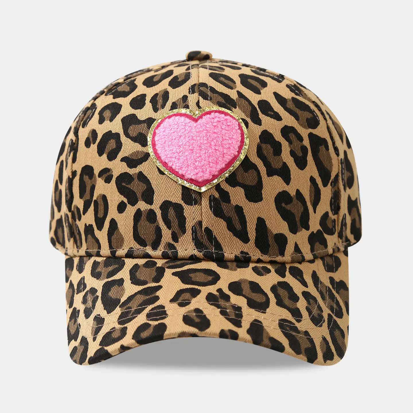 Vintage Leopard Print Baseball Caps for Women - Image 2