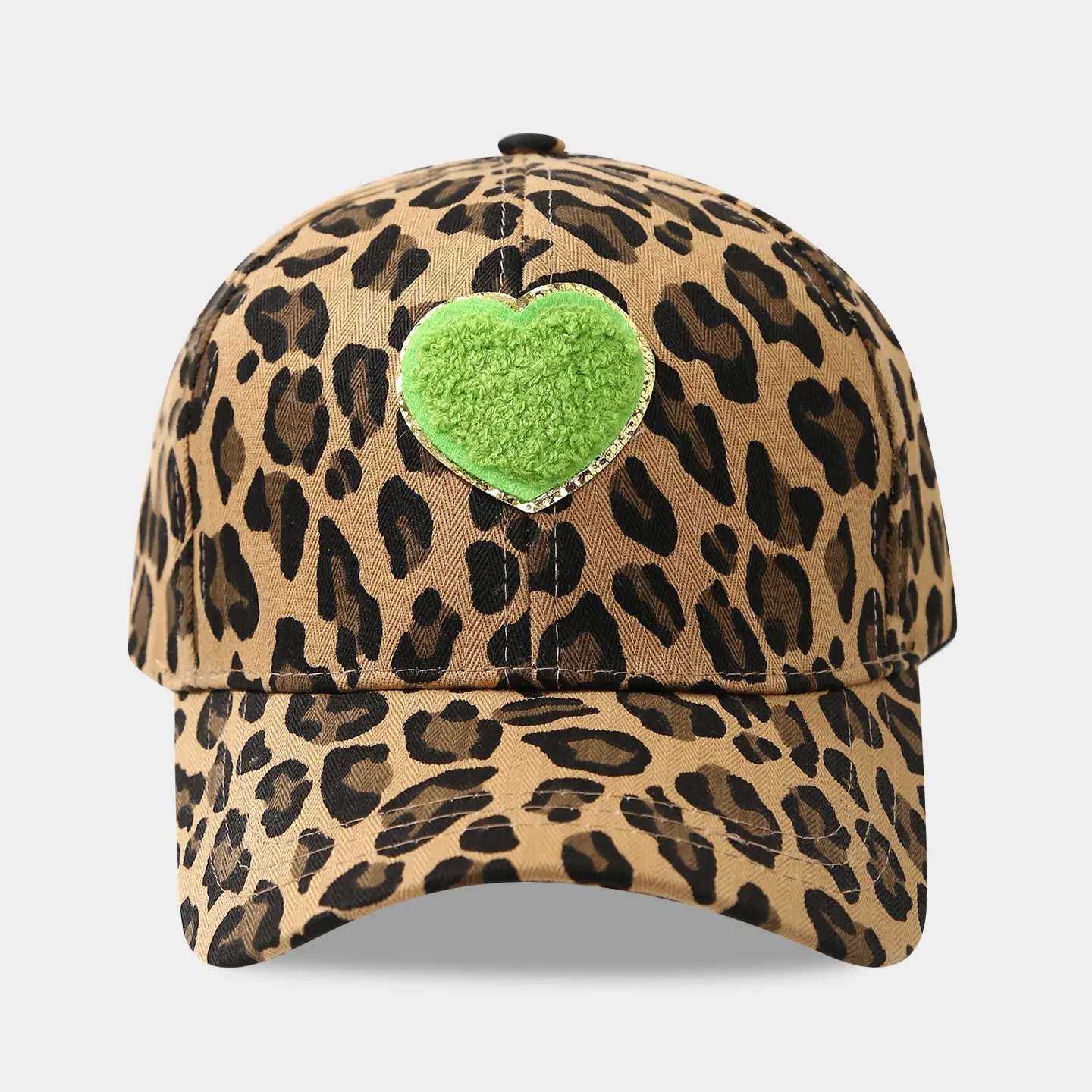 Vintage Leopard Print Baseball Caps for Women - Image 3