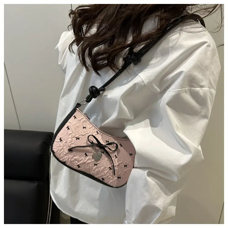Pink Bow Shoulder Bag 2025 Summer New — feature 22