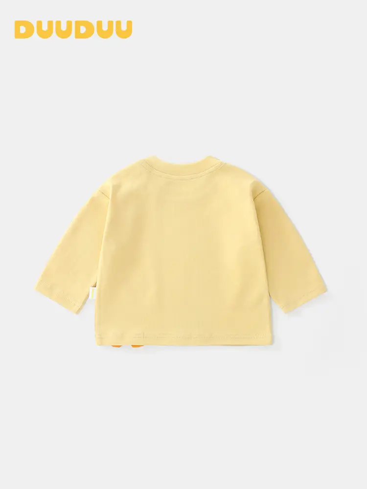 Duuduu Baby Long Sleeve T-Shirt Yellow Star Print