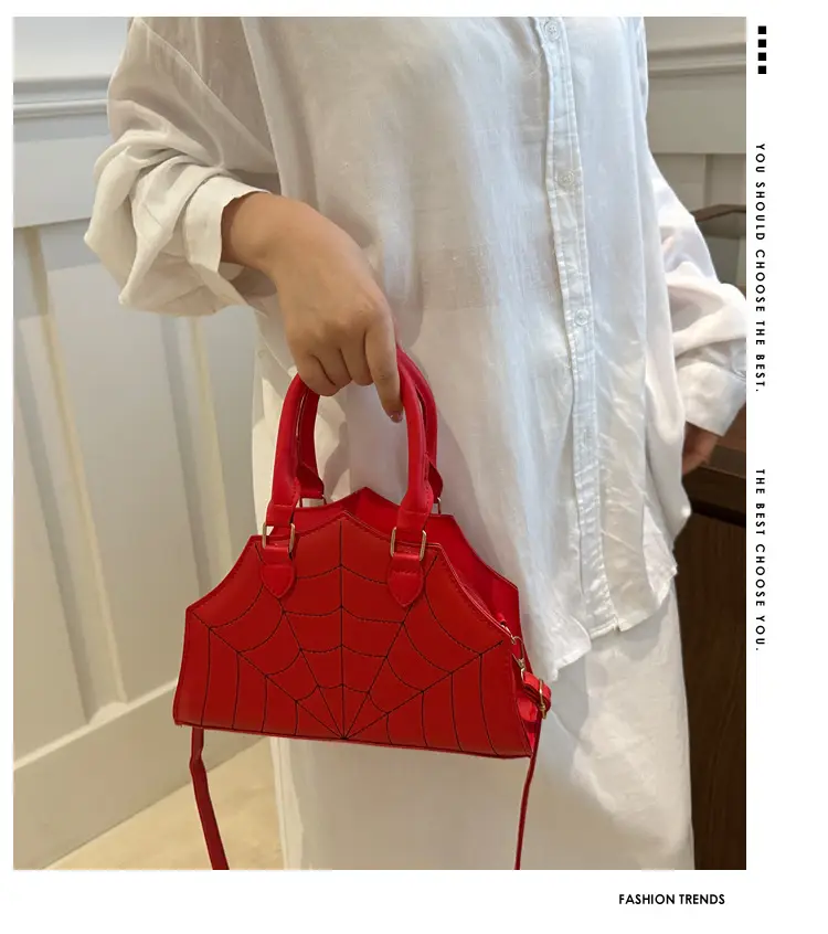 Red Western Style Shoulder Crossbody Bag 2025 — feature 2