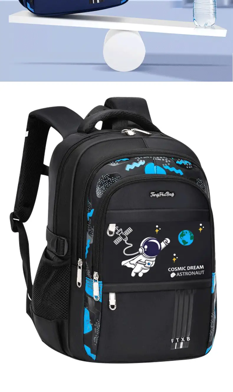 Children's Schoolbags for Primary School Boys from Grades 1 to 6, Spine-Protecting, Lightweight, Waterproof, Portable, Space-Resistant, Dirt-Resistant, Travel Backpacks — feature 9