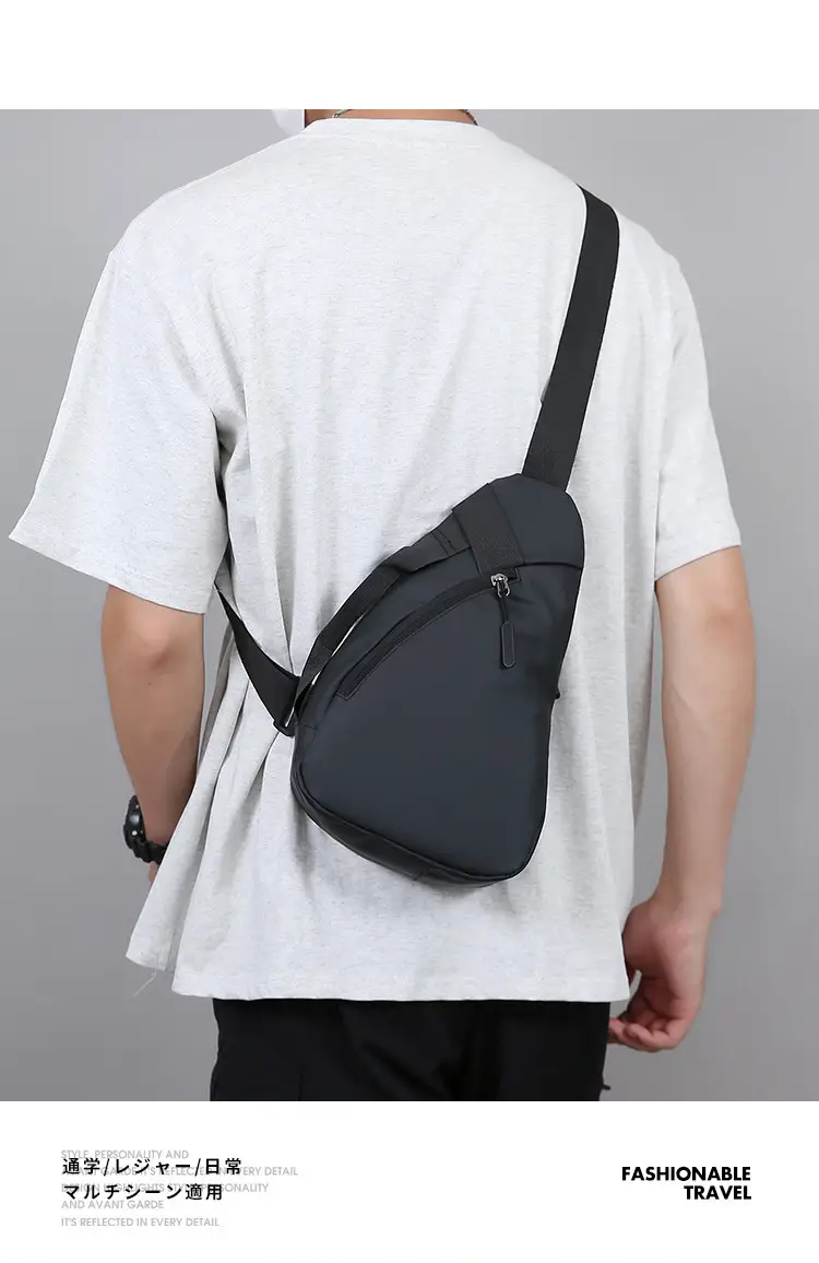 Lightweight Japanese Style Chest Bag for Men — feature 22