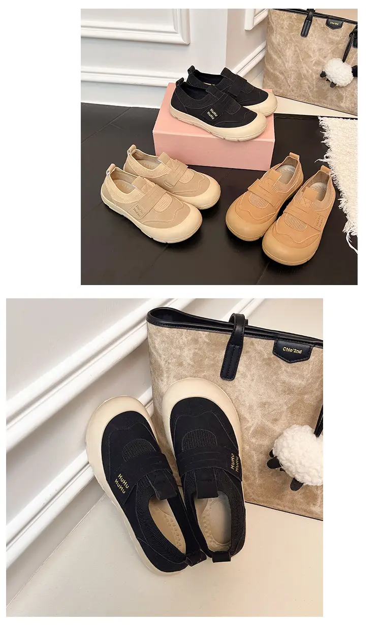 Summer New Casual Slip-On Velcro Mesh Breathable Fashionable Lightweight Thin Soft-Soled Women's Casual Sports Shoes — feature 15