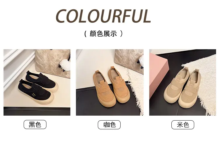 Summer New Casual Slip-On Velcro Mesh Breathable Fashionable Lightweight Thin Soft-Soled Women's Casual Sports Shoes — feature 3