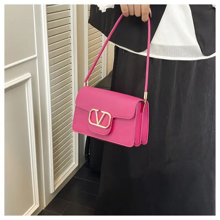 Pink LV Gold Plated Satchel Bag for Women — feature 17