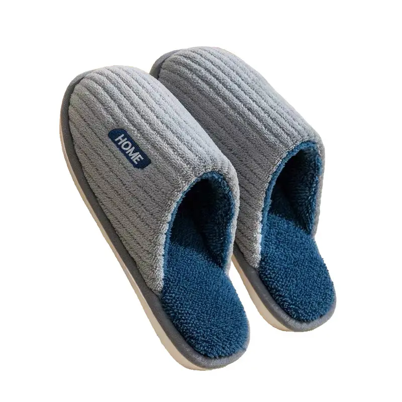 Maternity Cotton Slippers Autumn and Winter Home Plush Warm Cotton Slippers Indoor Non-Slip Home Couple Floor Slippers