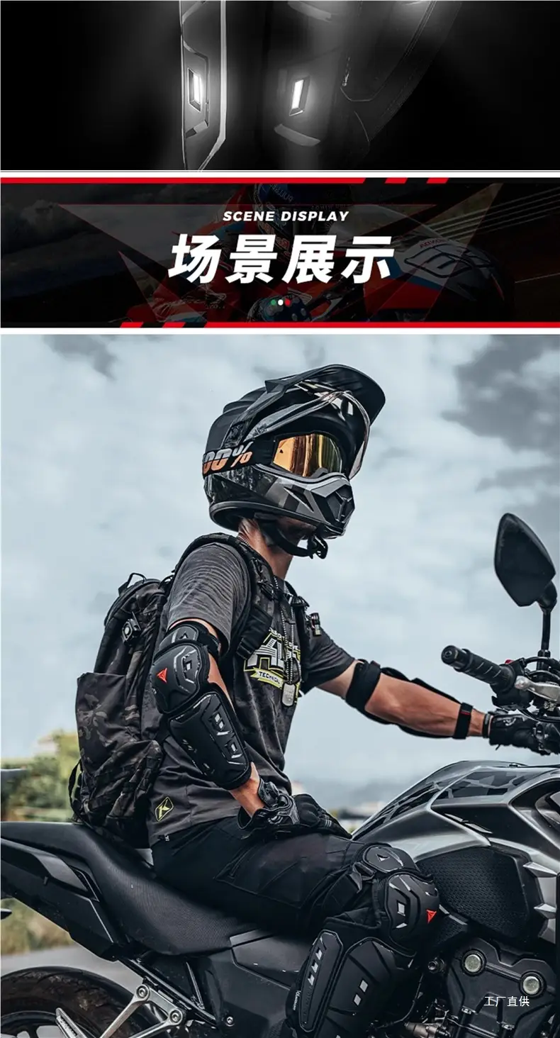 Modo Wolf Four-Season Motorcycle Knee Pads and Elbow Pads, Anti-Fall Protective Gear for Motorcycles, Windproof and Warm for Spring and Summer Riding — feature 8