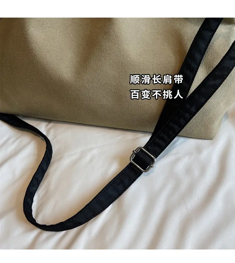 Women Satchel Tote Bag Beige Black 2025 Summer Fashion — feature 2